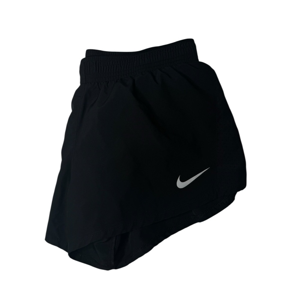 Title: Nike Dri-FIT Black Lined Running Shorts Size Medium